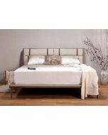 מיטה זוגית 200*180 ס"מ בגוון קרם דגם Firenze