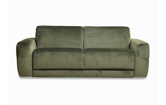 ספה נפתחת למיטה בד בגוון ירוק 104*212 ס"מ דגם GOLDEN