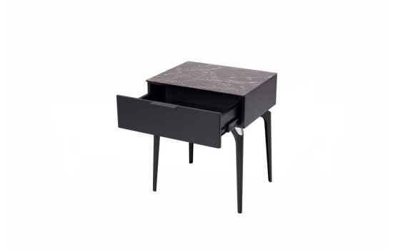שולחן צד VIOT מרובע שחור